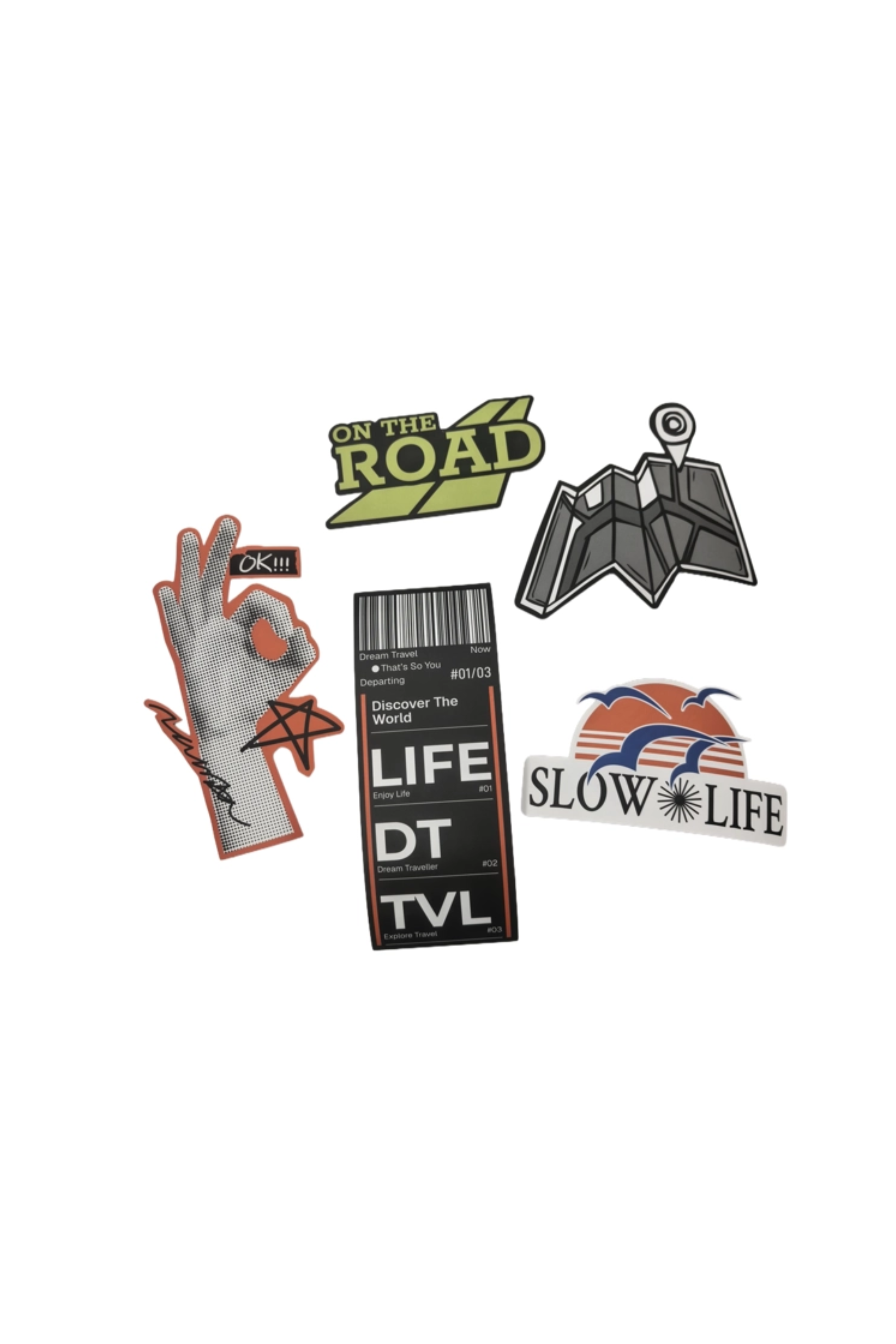 DreamTraveller Luggage Stickers