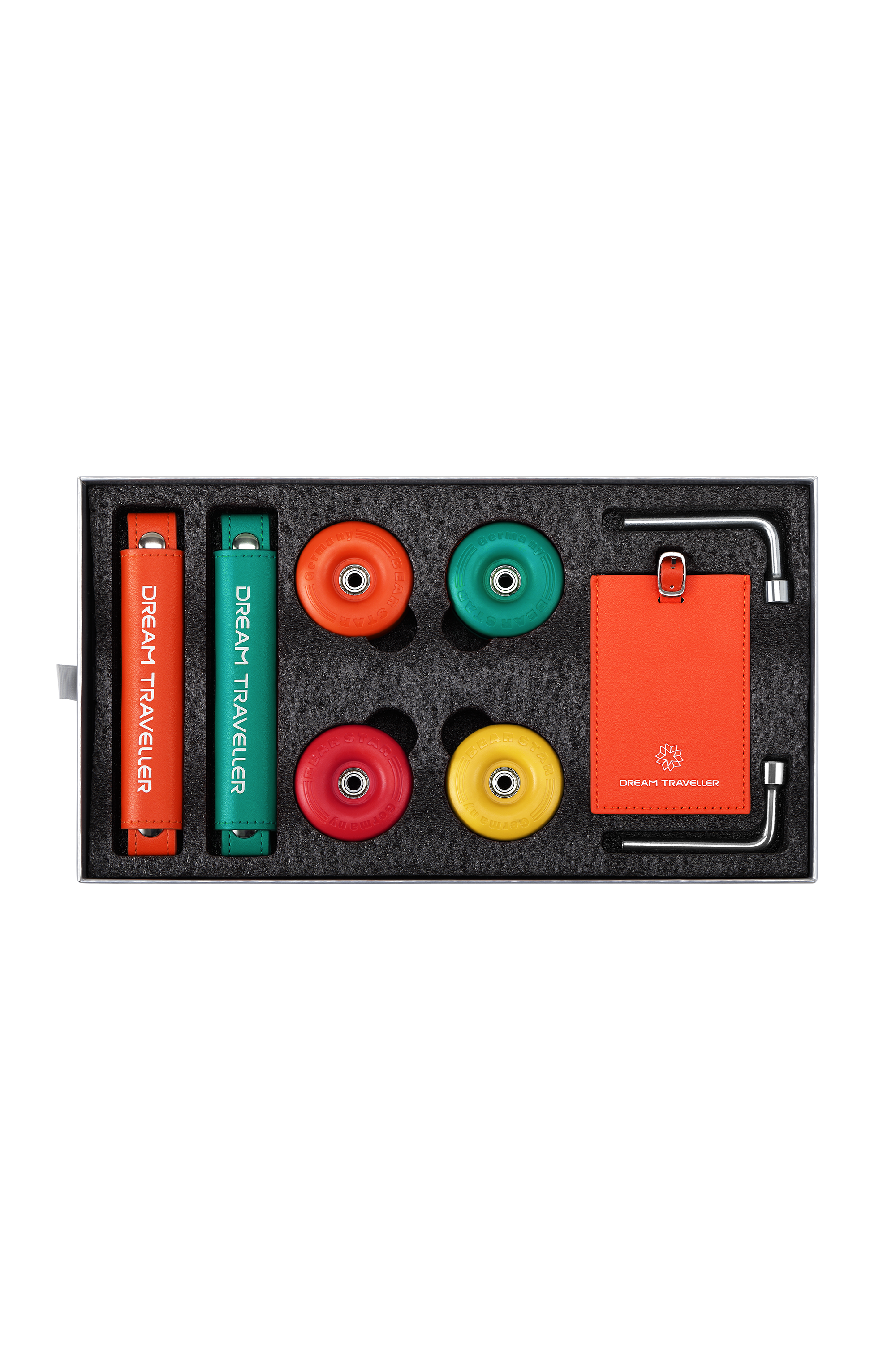 Detachable Color Kit | Wheels, Handles & Tags